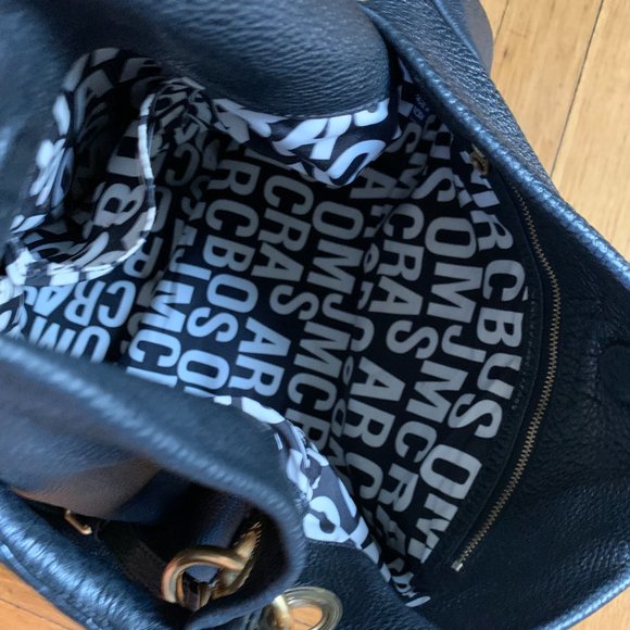 MARC By Marc Jacobs Classic Q Hillier Hobo Black - Picture 3 of 3